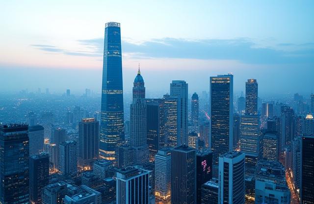 Modern cityscape of Tokyo, Japan